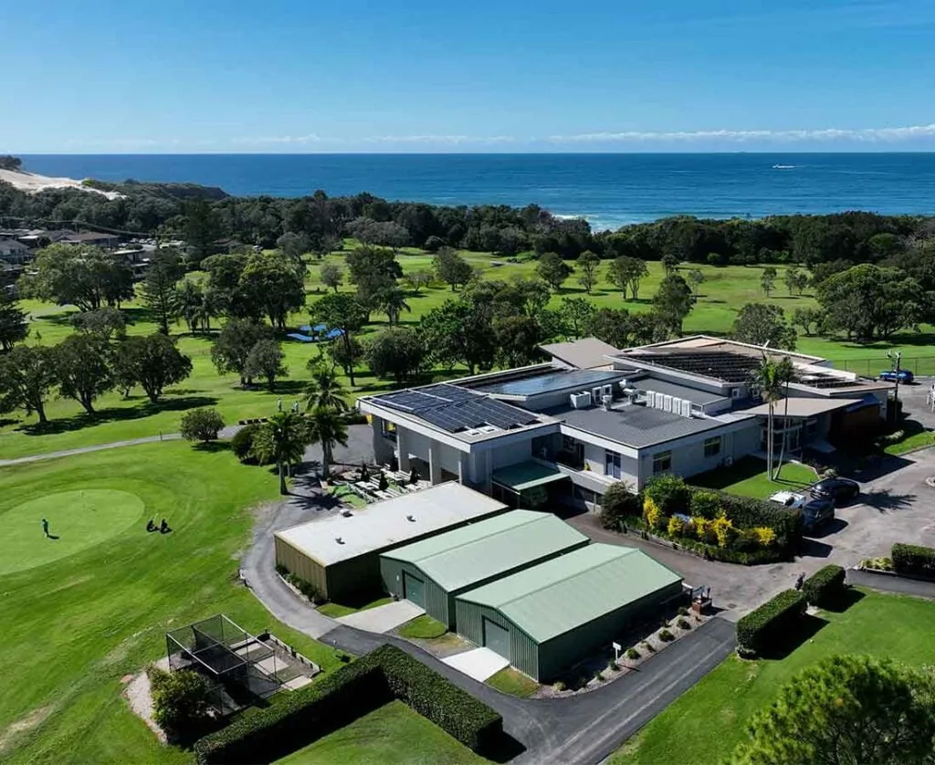 Forster Tuncurry Golf Club function centre with ocean views